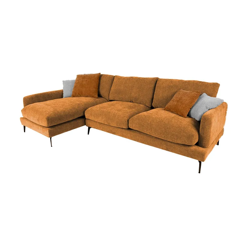 Hjørnesofa HOME4YOU Daisy Brun Venstre hjørne, brun