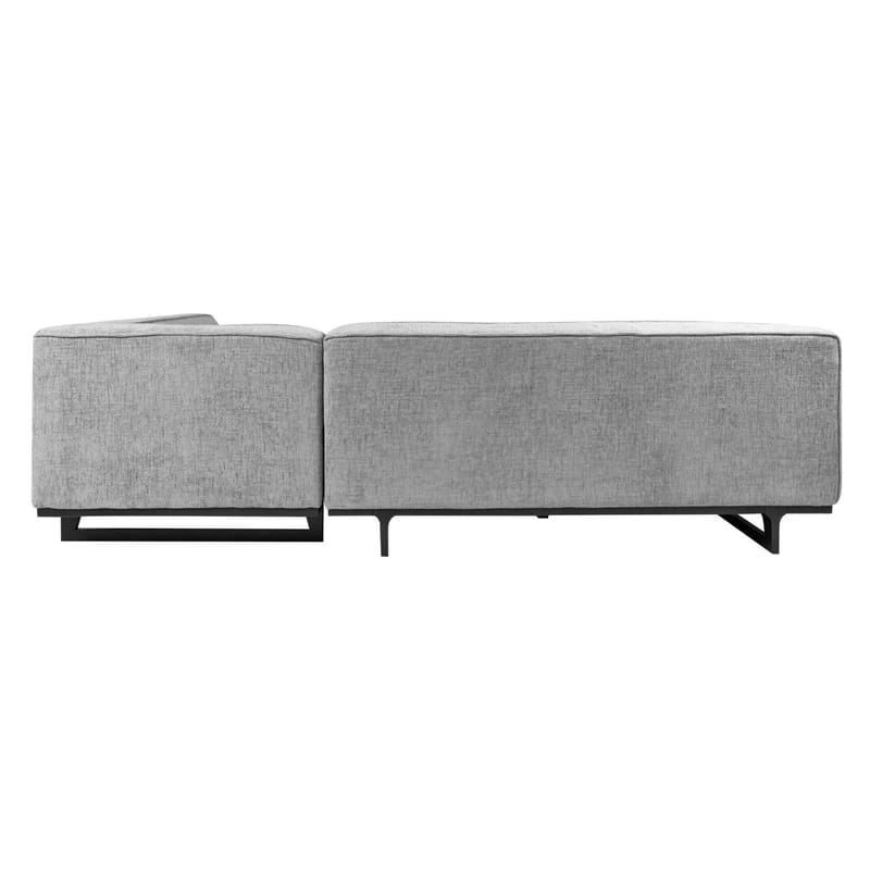 Hjørnesofa HOME4YOU Hasso Grå Højre hjørne - grå - Møbler - Sofaer - Hjørnesofa