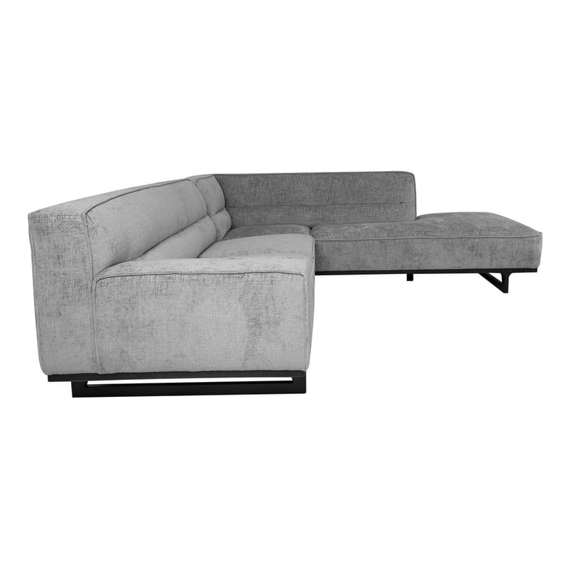 Hjørnesofa HOME4YOU Hasso Grå Højre hjørne - grå - Møbler - Sofaer - Hjørnesofa