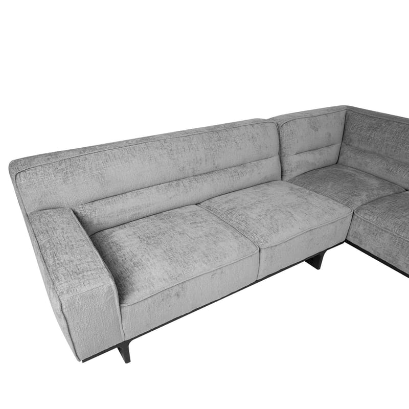 Hjørnesofa HOME4YOU Hasso Grå Højre hjørne - grå - Møbler - Sofaer - Hj ørnesofa