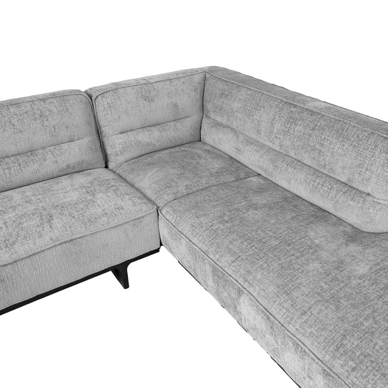Hjørnesofa HOME4YOU Hasso Grå Højre hjørne - grå - Møbler - Sofaer - Hjørnesofa
