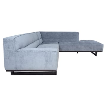 Hjørnesofa HOME4YOU Hasso sølvgrå Højre hjørne - sølvgrå - Møbler - Sofaer - Hjørnesofa