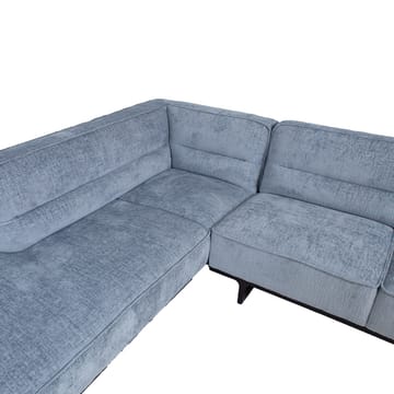 Hjørnesofa HOME4YOU Hasso sølvgrå Venstre hjørne - sølvgrå - Møbler - Sofaer - Hjørnesofa