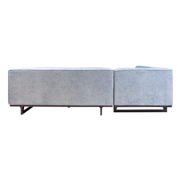 Hjørnesofa HOME4YOU Hasso sølvgrå Venstre hjørne - sølvgrå - Møbler - Sofaer - Hjørnesofa