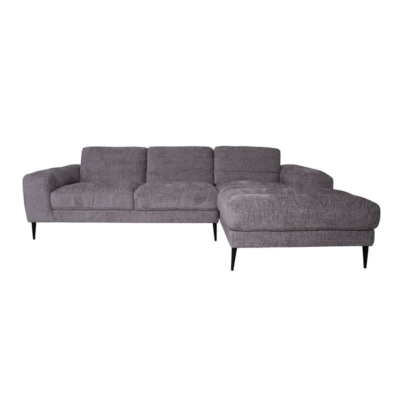 Hjørnesofa HOME4YOU Kristy højre hjørne grå - grå - Møbler - Sofaer - Hjørnesofa