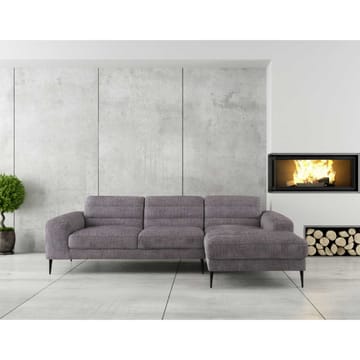Hjørnesofa HOME4YOU Kristy højre hjørne grå - grå - Møbler - Sofaer - Hjørnesofa