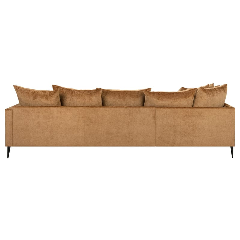 Hjørnesofa HOME4YOU Lartes brun Venstre hjørne - Brun - Møbler - Sofaer - Sofa med chaiselong