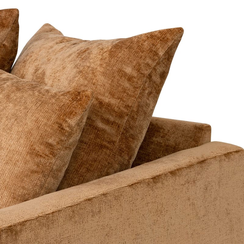 Hjørnesofa HOME4YOU Lartes brun Venstre hjørne - Brun - Møbler - Sofaer - Sofa med chaiselong