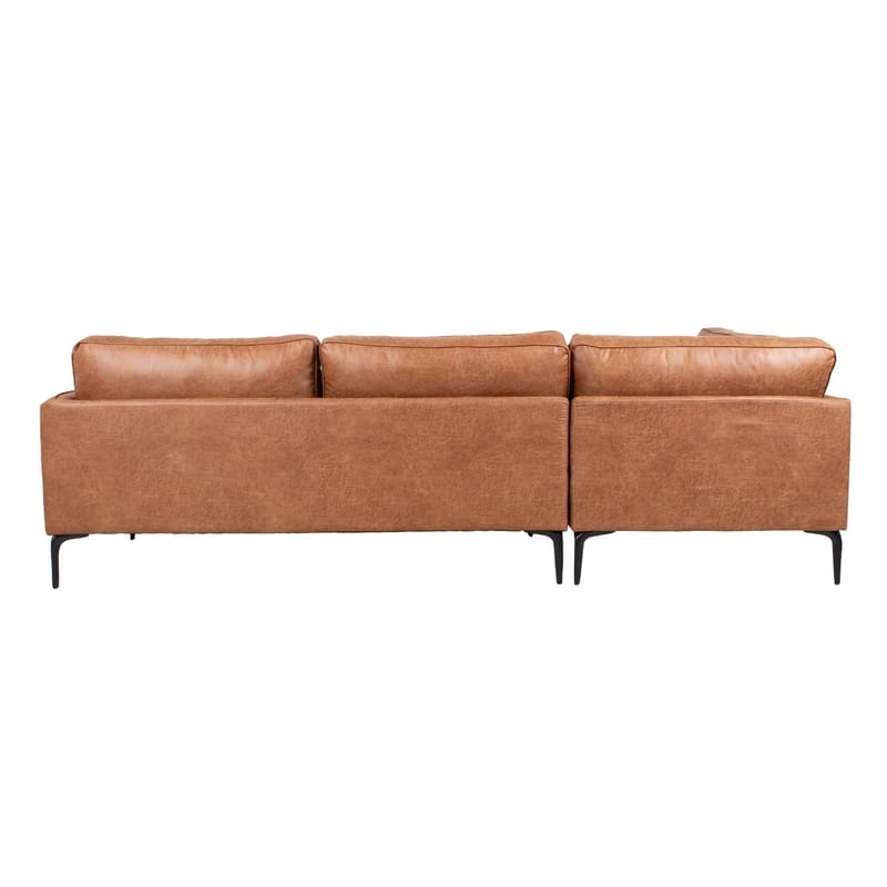 Hjørnesofa HOME4YOU Sofia brun Venstre hjørne - brun - Møbler - Sofaer - Hjørnesofa