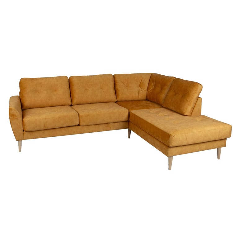 Hjørnesofa Ivarby Gul Højre - gul - Møbler - Sofaer - Hjørnesofa