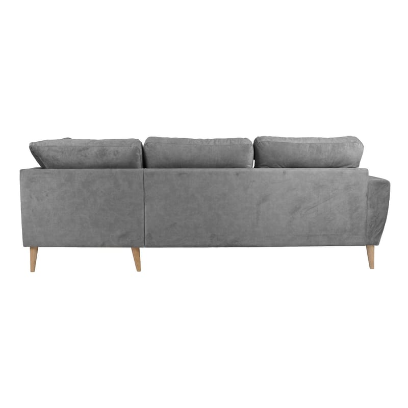 Hjørnesofa Ivarby Højre - grå - Møbler - Sofaer - Hjørnesofa