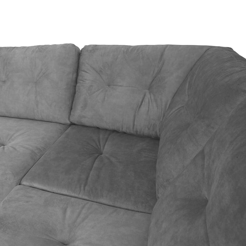 Hjørnesofa Ivarby Højre - grå - Møbler - Sofaer - Hjørnesofa