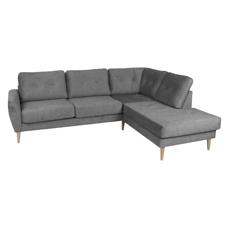 Hjørnesofa Ivarby Højre - grå - Møbler - Sofaer - Hjørnesofa