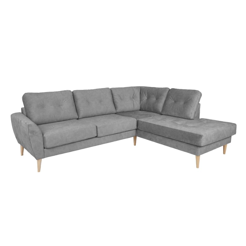 Hjørnesofa Ivarby Højre - grå - Møbler - Sofaer - Hjørnesofa
