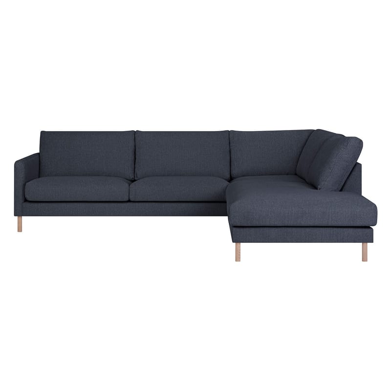 Hjørnesofa Marnor Højre - Blå - Møbler - Sofaer - Hjørnesofa