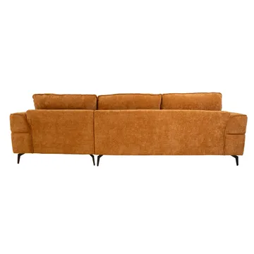 Hjørnesofa Monar Højre - brun - Møbler - Sofaer - Hjørnesofa