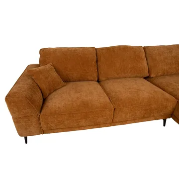 Hjørnesofa Monar Højre - brun - Møbler - Sofaer - Hjørnesofa
