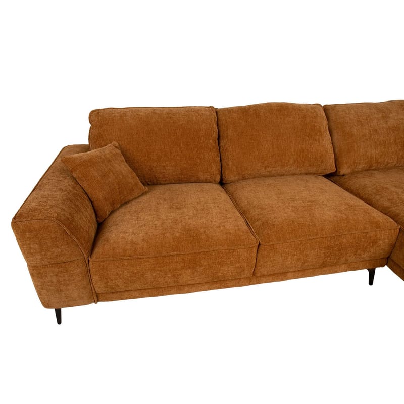 Hjørnesofa Monar Højre - brun - Møbler - Sofaer - Hjørnesofa
