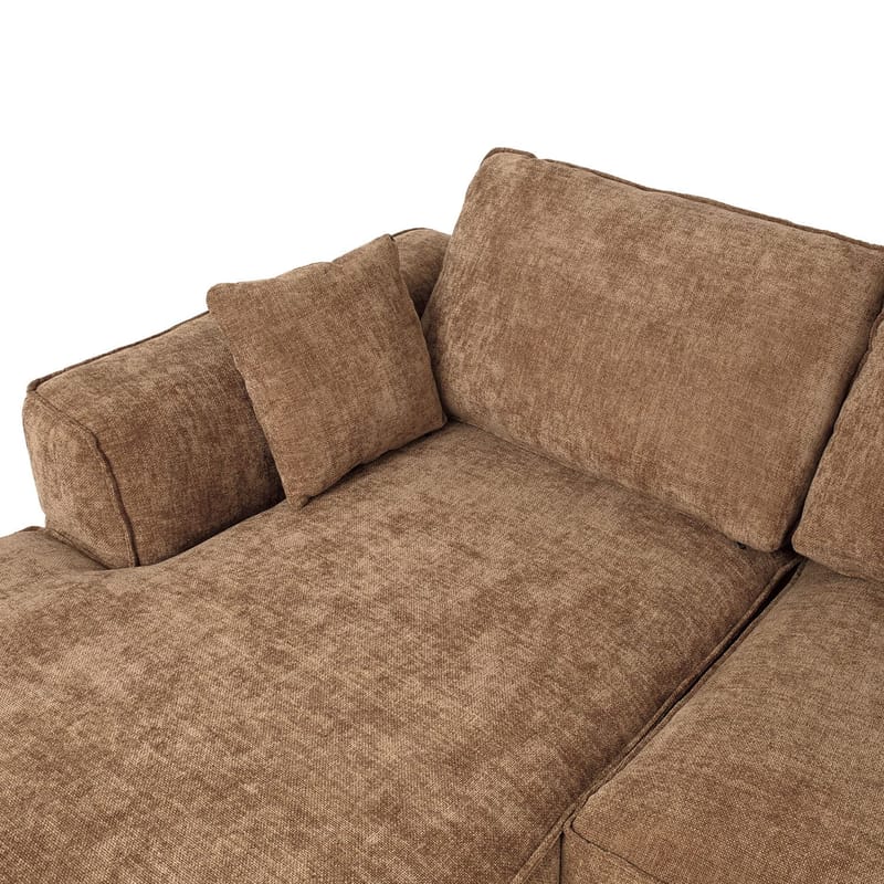 Hjørnesofa Monar Venstre - beige - Møbler - Sofaer - Hjørnesofa
