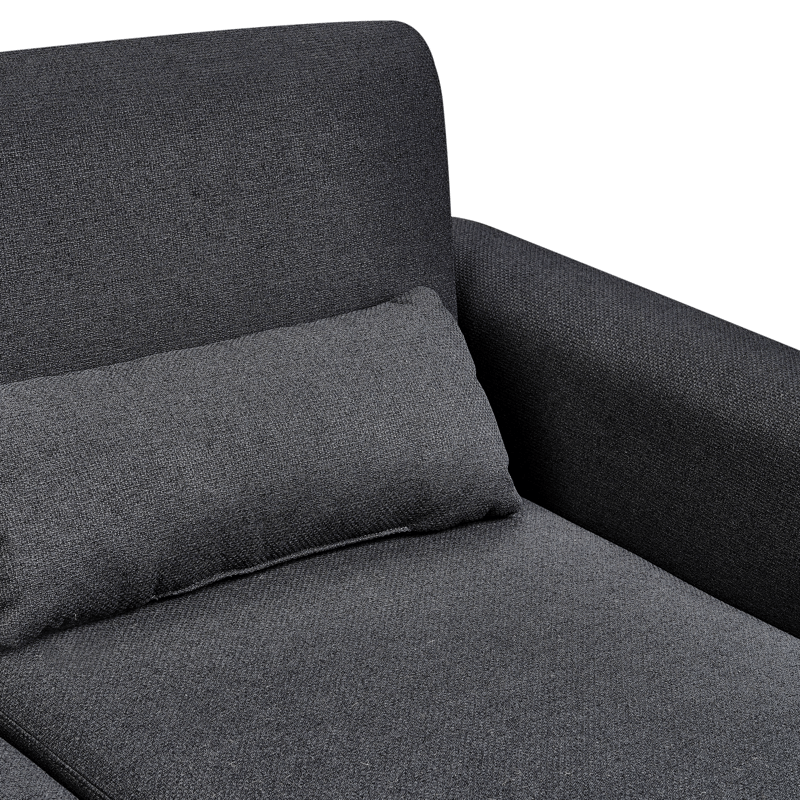 Hjørnesofa Ollsta venstrevendt - Sort - Møbler - Sofaer - Sovesofaer