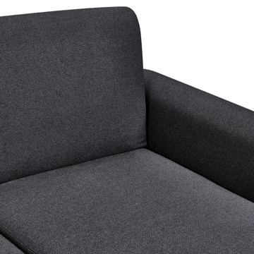 Hjørnesofa Ollsta venstrevendt - Sort - Møbler - Sofaer - Sovesofaer