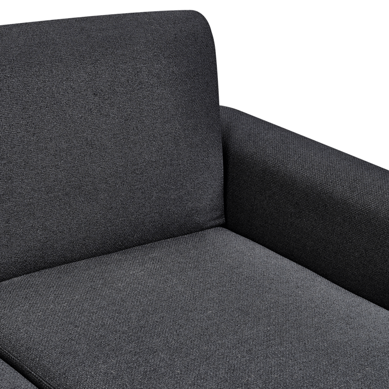 Hjørnesofa Ollsta venstrevendt - Sort - Møbler - Sofaer - Sovesofaer