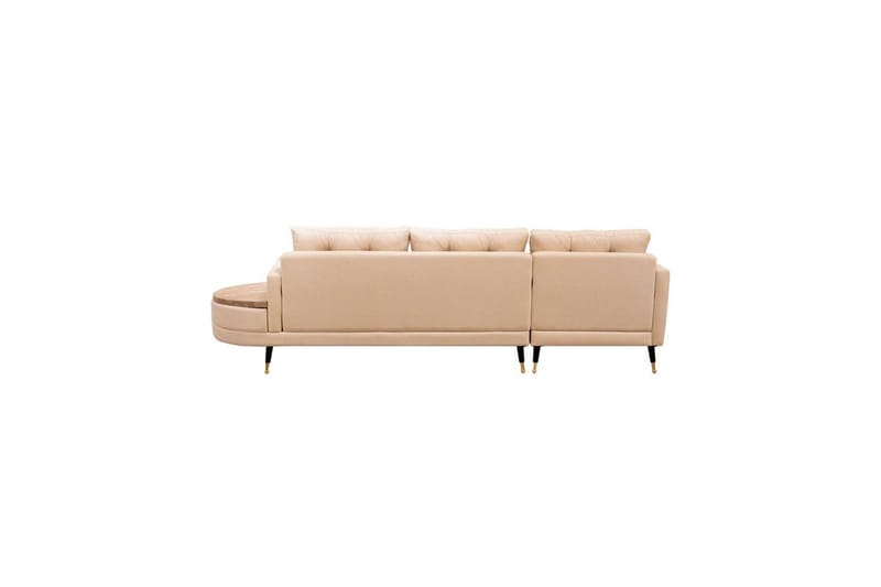 Hjørnesofa-seng Albuferia Hjørne Creme - Creme - Møbler - Sofaer - Sofa med chaiselong