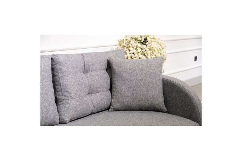 Hjørnesofa-seng Albuferia Hjørne Grå - Grå - Møbler - Sofaer - Sofa med chaiselong