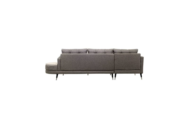 Hjørnesofa-seng Albuferia Hjørne Grå - Grå - Møbler - Sofaer - Sofa med chaiselong