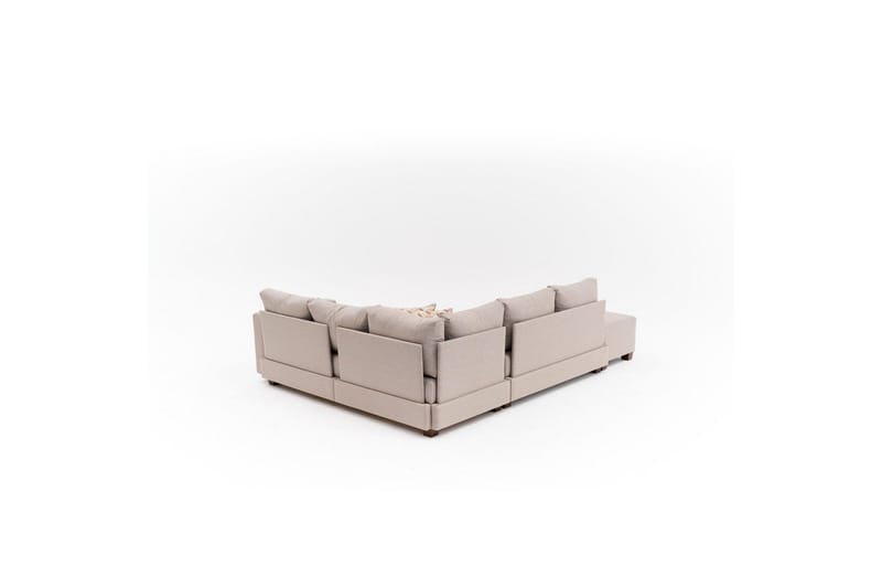 Hjørnesofa-seng Iroulport Venstre Beige - Beige - Møbler - Sofaer - Sovesofaer