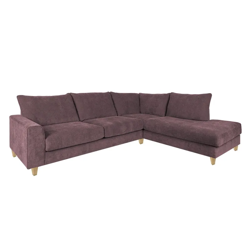 Hjørnesofa Terin Højre, grårosa