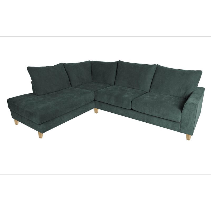 Hjørnesofa Terin Venstre - Grøn - Møbler - Sofaer - Hjørnesofa