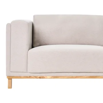 5-personers sofa Veng - Lysebrun - Møbler - Sofaer - Sofa med chaiselong - 4 personers sofa med chaiselong