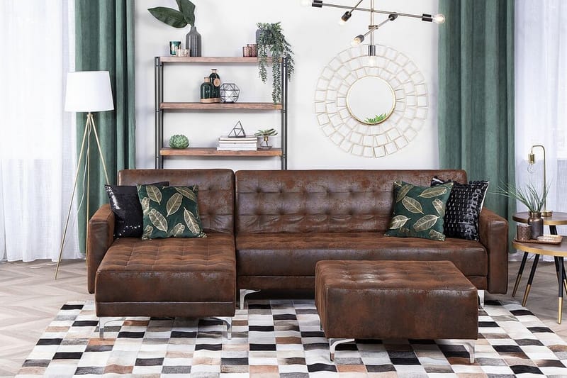 Aberdeen hjørnesofa 267 cm - Brun - Møbler - Sofaer - Hjørnesofa