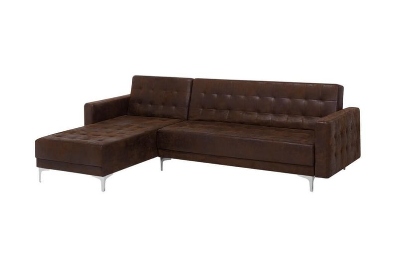 Aberdeen hjørnesofa 267 cm - Brun - Hjørnesofa