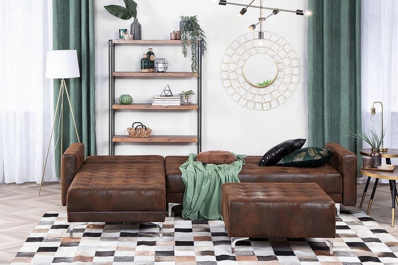 Aberdeen hjørnesofa 267 cm - Brun - Møbler - Sofaer - Hjørnesofa