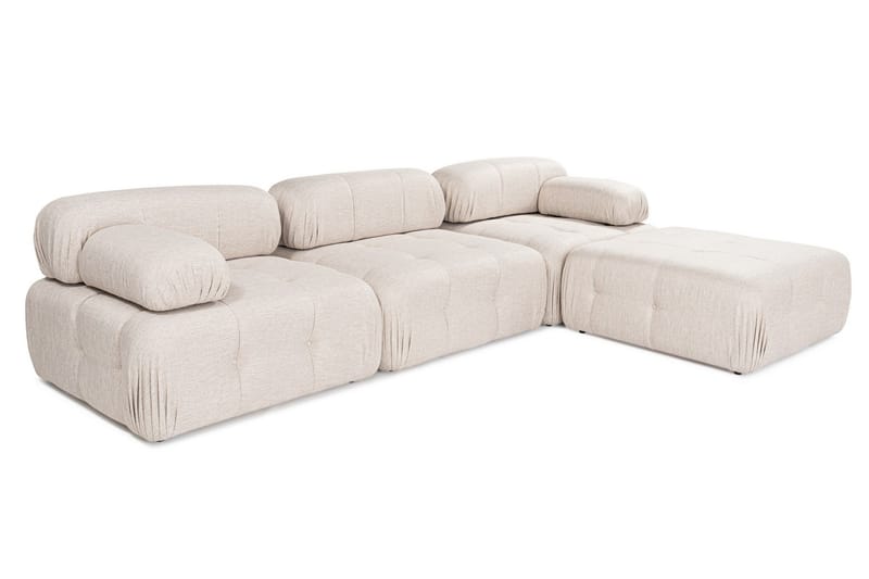 Belgin Hjørnesofa 3-pers - Lysebrun - Møbler - Sofaer - Sofa med chaiselong