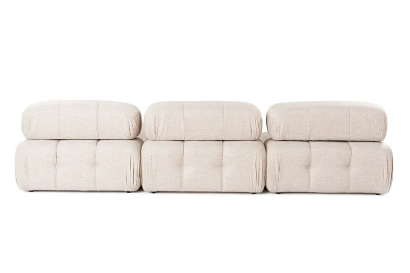 Belgin Hjørnesofa 3-pers - Lysebrun - Møbler - Sofaer - Modulsofaer - Komplet modulsofa