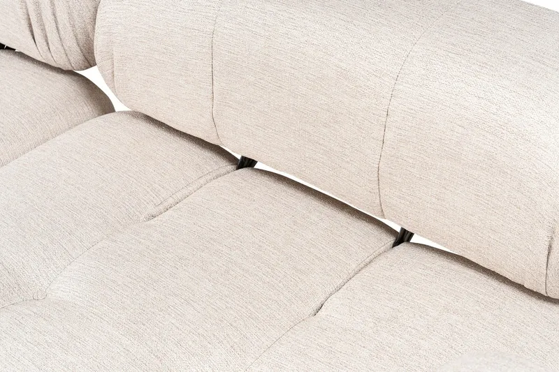 Belgin Hjørnesofa 3-pers - Lysebrun - Møbler - Sofaer - Modulsofaer - Komplet modulsofa