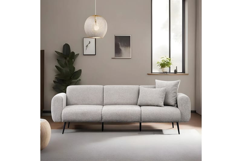 Caseira Hjørnesofa 3-pers - Lysegrå - Møbler - Sofaer - Hjørnesofa