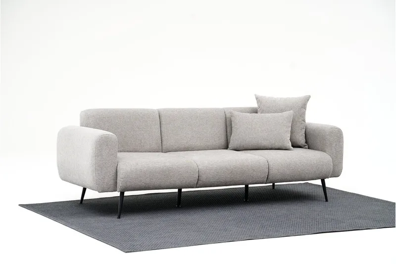 Caseira Hjørnesofa 3-pers - Lysegrå - Møbler - Sofaer - 4 personers sofa
