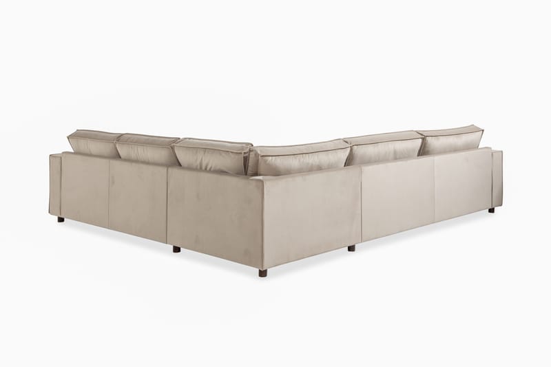 Cloudia Hjørnesofa Stor velour - Møbler - Sofaer - Hjørnesofa