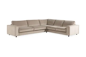 Cloudia Hjørnesofa Stor velour - Møbler - Sofaer - Hjørnesofa