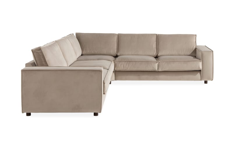 Cloudia Hjørnesofa Stor velour - Møbler - Sofaer - Hjørnesofa