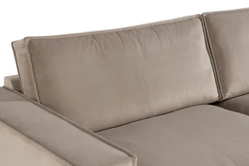 Cloudia Hjørnesofa Stor velour - Møbler - Sofaer - Hjørnesofa