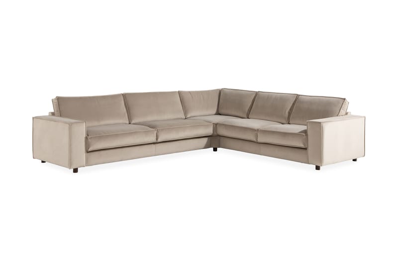 Cloudia Hjørnesofa Stor velour - Møbler - Sofaer - Hjørnesofa