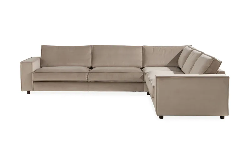 Cloudia Hjørnesofa Stor velour, undefined