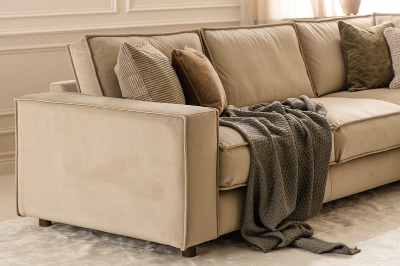 Cloudia hjørnesofa velour - Møbler - Sofaer - Hjørnesofa