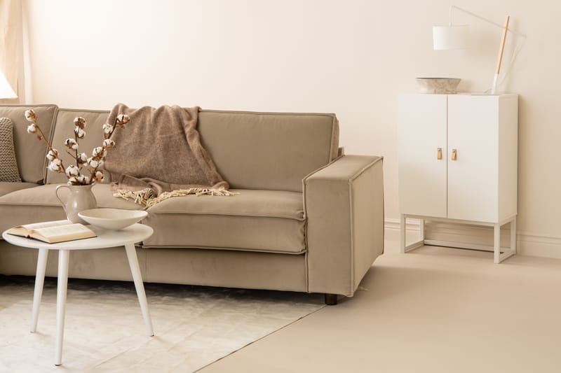 Cloudia hjørnesofa velour - Møbler - Sofaer - Hjørnesofa