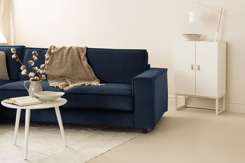 Cloudia hjørnesofa velour - Møbler - Sofaer - Hjørnesofa